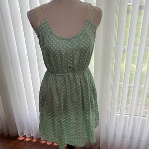 Mint Green Polka Dot Sundress M